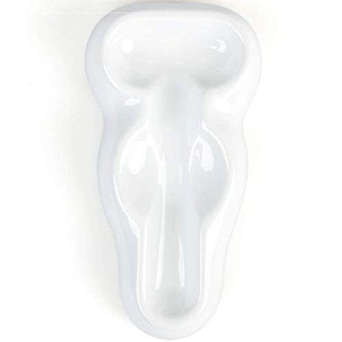 Fendrihan Porcelain Safety Razor Holder Made in Romania 6 x 3 x 1” (Grey) - Thumbnail 3