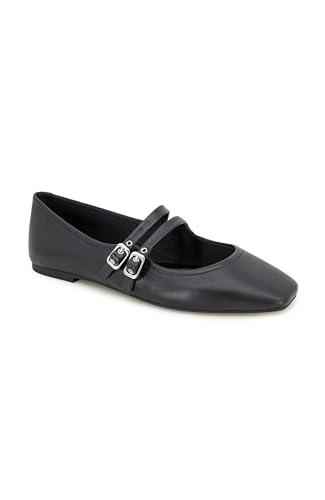 Kenneth Cole New York Jasmine Black Leather 8 at Amazon