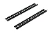 Gator Rackworks Heavy Duty Steel Rack Rail Set, 6U Rack Size (GRW-RACKRAIL-06U)