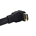 LEMENG 1FT Flat Slim High Speed HDMI Extension Cable A Female to 90 Degree Up Angle A Male Cable
