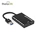 USB 3.0 to HDMI Adapter, DisplayLink USB to HDMI Converter for Multi Monitor, Video Graphics Converter with Audio, Compatible for Windows, Mac OS X System [ NO Linux ]