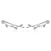 BAMOER 925 Sterling Silver Olive Leaves Crawler Earrings Climber Ears for Women Teen Girls Fashion Earrings