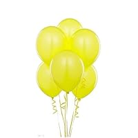 Harry Zone 100 pcs Yellow Latex 12" Balloons for Decoration