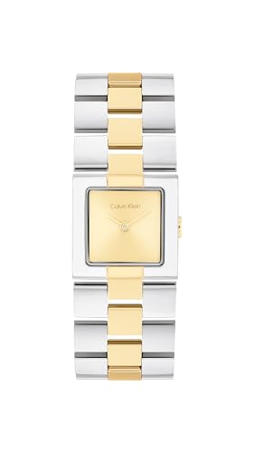 Orologio Con Movimento Al Quarzo A Due Lancette da Donna Collezione CK MERIDIAN con Cinturino in Acciaio Inossidabile Bicolore - 25100115, Two-Tone