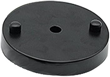 ASCELINA Vintage Antique Ceiling Plate Holder Lamp Base Fitting Chandelier/Pendant DIY Light Accessory (Black)