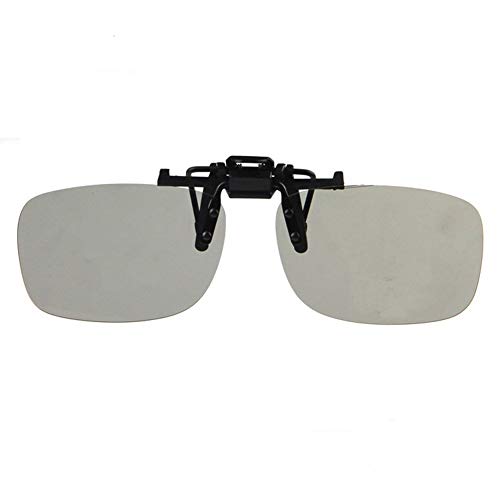 Cine-Pro(TM) 3D Glasses Clip-On Linear Polarized Glasses – Standard Axis:45/135 Degrees – fits Over All Glasses