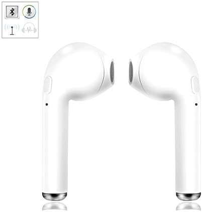 Bluetooth Earbuds, UPMSX Wireless Headphones Headsets Stereo In-Ear Earpieces Earphones for iPhone X/8/8 Plus 7/ 7 Plus/ 6/ 6s Plus (white)