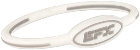 EFX Silicone Oval Wristband- White/Gray (7 inch)