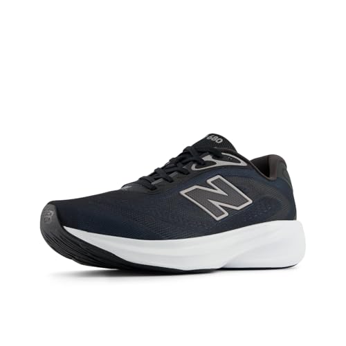 New Balance Men's Fresh Foam 680 V9 Running Shoe, Black/Faded Black, 11.5 W