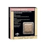 Medline MSC2044EP Optifoam Gentle Border Adhesive Dressings, 4