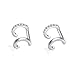 YFN Ear Cuff Earring for Women 925 Sterling Silver Non Pierced Ear Cartilage Clip Earrings for Women Girl