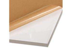 ACRYLIC MEGA STORE Clear Acrylic Plexiglass Sheet - 1/8" Thick Cast - 6" x 12"