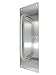 VRSS 304 Stainless Steel Satin Finish Door Push Pull Handles, 100mm Width x 300mm Height x 1.2mm Thick, 180mm Hole to Hole, 200mm Handle Length, 19mm Pull Diameter 1 Set