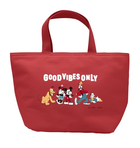 アスベル 弁当箱 保冷バッグ ディズニー Disney 6.0L 男子 女子 高校生 中学生 お手入れ簡単 入園入学 ランチバッグC(MF25) レッド