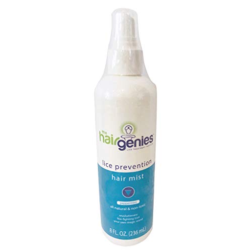 Hair Genies Lice Prevention Hair Mist Spray Peppermint Scent Repels
