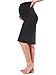 Ecavus Women's Maternity Wide/Straight Versatile Comfy Palazzo Lounge Pants Stretch Pregnancy Trousers