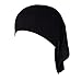 Weixinbuy Muslim Women Soft Comfortable Inner Hijab Caps Black