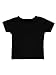 RABBIT SKINS™ Infant 100% Cotton Jersey Short Sleeve Tee (Black, 18 Months)
