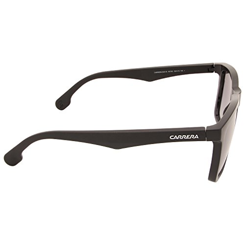 Carrera Men's Ca5041s Rectangular Sunglasses, Black/Dark Gray Gradient, 56 mm