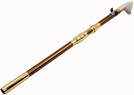 Carbon Fiber Spinning Telescope Fishing Rod Portable Pulling Power Superhard Fishing Pole (3.6M)