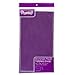 3-PACK DISPOSABLE PLASTIC TABLE COVERS / TABLECLOTHS (PURPLE)