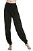 Urban CoCo Womens' Solid Color Soft Elastic Waistband Fitness Yoga Harem Pants (XX-Large, Black)