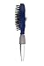 Self Cleaning Hair Brush - Easy Clean Detangle Brush or Comb - Retractable Brush Detangler for Wet or Dry Hair - Adults & Kids - by Qwik Clean - (Blue)