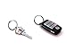 Mehr Keychain - Leather Detachable Key Ring Holder, Valet Key Chain for Cars KC8 (Black)