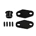 Alpha Rider Motorcycle Engine SMOG Blockoff Plates Block Off Panels Baffle For Honda XR650L NX650 FMX650 GB500 1993-2018 93-18 Black