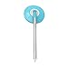 Blue Spin Mop Pole Handle Replacement for Floor Mop 360 No Foot Pedal Version Home Floor Cleaning Scraper for Home Office