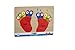 Toysters Wooden Chunky Foot Puzzle for Toddlers | 16-Piece Counting Numbers, Math Puzzle Game | Preschool Educational Toy Helps Improve Fine Motor Skills | Suitable for Boys and Girls Ages 2, 3 and 4