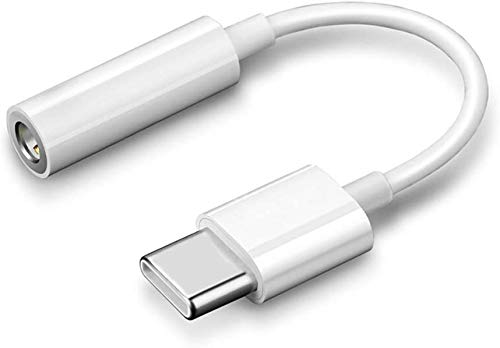 Tec-Digi USB C to 3.5mm Headphone Adapter, USB C to Headphone Adapter, Type C Jack DAC Aux Audio Mic Earphone Converter Adapter for iPad Pro, S20 Ultra S10 Note, Mate 10 20 40 Pro etc
