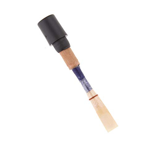 B Blesiya Oboe Reed, Medium Hard Oboe Reeds Handmade Oboe Reed Cork Wind Instrument Parts - Blue, as described