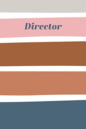 Director: Cute Notebook for Theater Directors to Use for Show Notes, Blocking, Planning, and More Du by Hattie Louise Notebooks