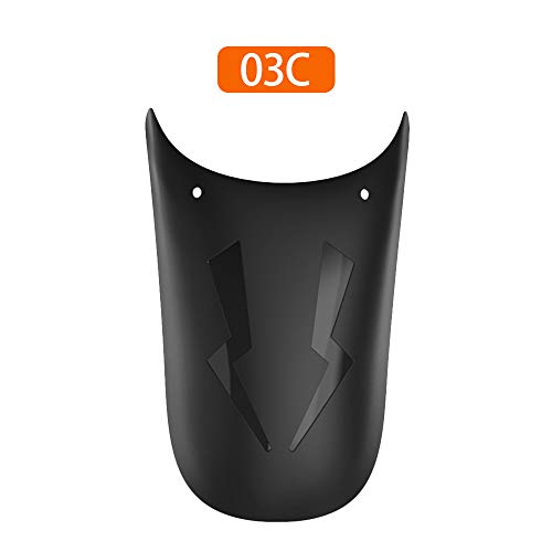 Carrfan Universal Motorcycle Front Rear Fender Extension Extender for Honda Kawasaki KTM - Thumbnail 2