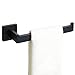Alise Bathroom Towel Ring Towel Bar Towel Holder Rack Wall Mount with Screws or Superglue,GS7010-B SUS304 Stainless Steel Matte Black