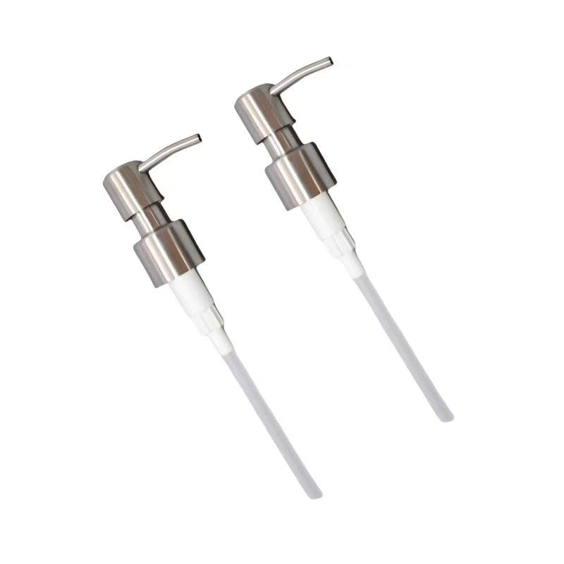 Photo 1 of 2 Pack Dispenser Pump Head Rust Proof Pump Replacement 304 Stainless Steel Liquid Soap Dispenser for Kitchen, Bathroom 2.5cm Soap Dispenser