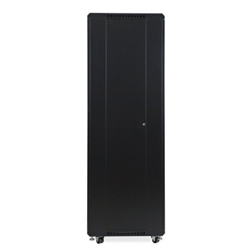 42U LINIER Server Cabinet - Solid/Solid Doors - 24" Depth
