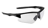 Howard Leight by Honeywell Uvex Acadia Shooting Glasses with Uvextreme Plus Anti-Fog Lens Coating, Clear Lens (R-02214)