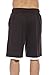At The Buzzer 77922-Black-XXL Athletic Basketball Shorts for Men