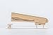 Clear Gold Toned Acrylic Stapler by DS DRAYMOND STORY - Fits Standard Staples (24/6 or 26/6) - Graduation Gifts Gold
