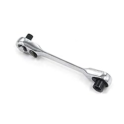 Geesatis 1/4 Inch Mini Double Headed Ratchet Wrench