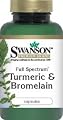Full Spectrum Turmeric & Bromelain 60 Caps by Swanson Premium