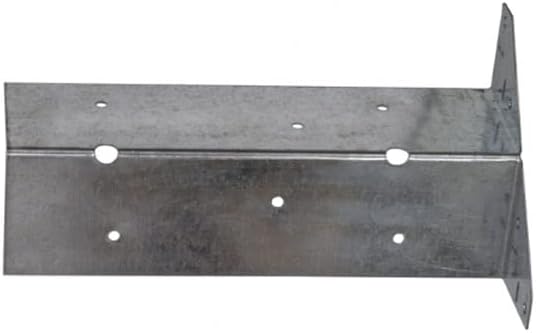 BPC Fixings Galvanised Arris Rail Bracket 8-Piece Set 300 mm Long