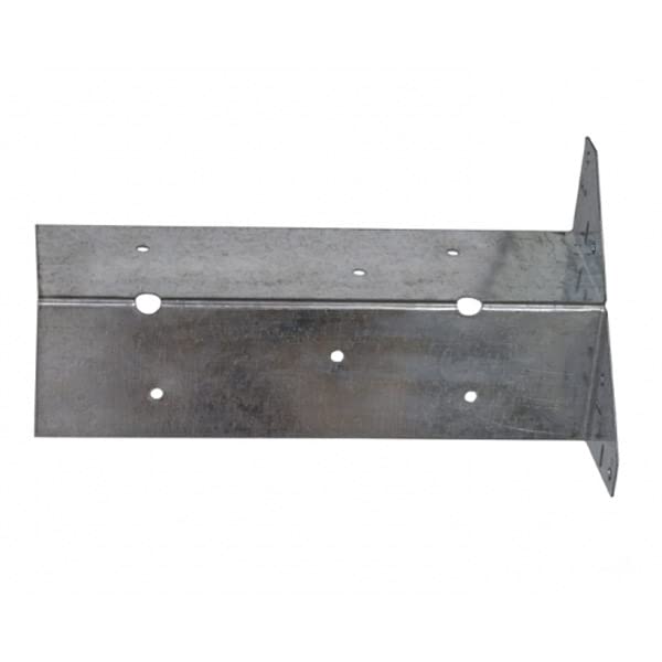 BPC Fixings Galvanised Arris Rail Bracket 8-Piece Set, 300 mm Long — image 1