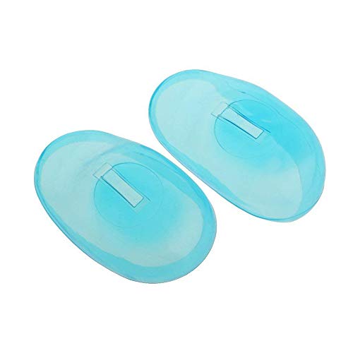 Xeminor Ear Protector Universal Ear Cover Transprarent Hair Dye Salon Earmuffs Waterpoof For Home Or Business Hairdressing Salon Use Blue