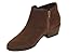 Reneeze BEAUTY-03 Women Stacked Heel Side Zipper Ankle Booties-Coffee-6.5