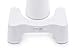 Squatty Potty The Original Bathroom Toilet Stool, 7 inch and 9 inch, White, (Pack of Two)