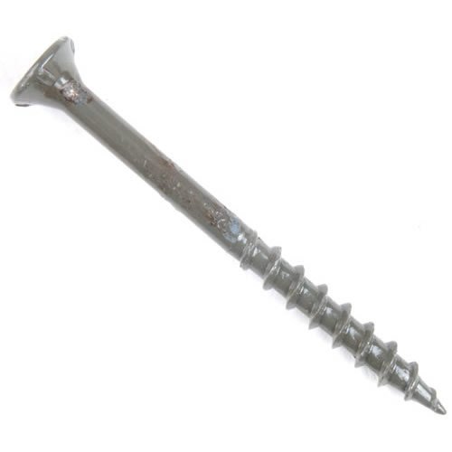 Green Epoxy Coated Premium Deck Screws, 2" Industrial