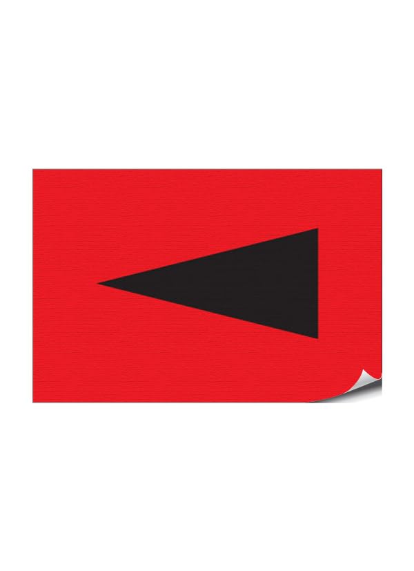 Inspection Arrow Labels - Vinyl/Nylon Cloth 3.18mm x 4.83mm Labels Stickers - Price per Pack of 5760 Labels (P/NO. 7824403AMZ)